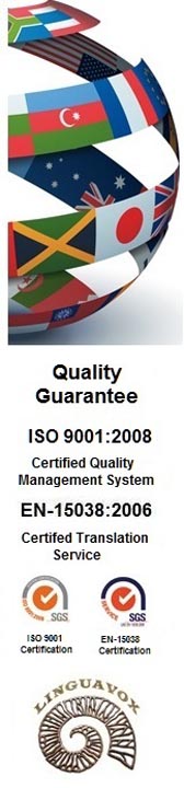 ISO 9001 Certified Quality Management System | EN-15038 Certified Translation Services